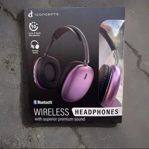 Iconcepts Wireless Headphones With Superior Premium Sound NIB